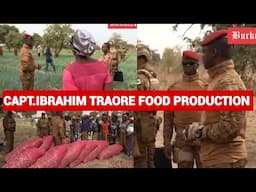 Capt.Ibrahim Traore of Burkina Faso visit women's Onion production farm