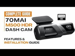 70mai M500 HD Dash Camera Features & Installation Guide | Hard wiring of Dash Cam
