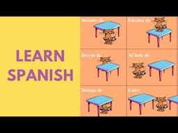 Where's the object? Location in Spanish