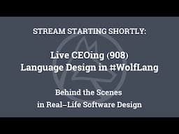 Live CEOing Ep 908: Design Review for Tabular Aesthetics continued