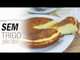 MEU PÃO PARA CAFÉ DA MANHA! Sem farinha de trigo, fácil e rápido