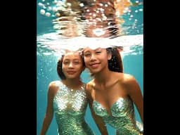 Nos convertimos en sirenas #guzmancitos #mermaid #sirenas