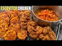 HOW TO MAKE THE BEST 🇯🇲 ESCOVITCH CHICKEN RECIPE | DETAILED STEP BY STEP TUTORIAL FOR PERFECTION!