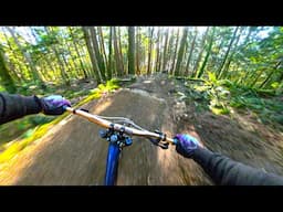 Classic fast Fun DH lap on Vancouver's North Shore