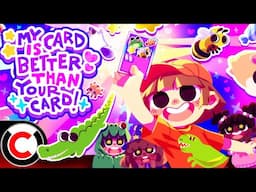 A Deckbuilding Roguelike Powered By STICKERS! - My Card Is Better Than Your Card!