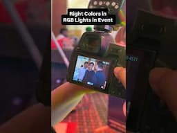 RGB Light Colors Camera Settings #photographyeducators #weddingphotographytips