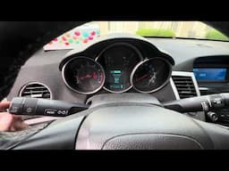 Chevy Cruze/Chevy Sonic Oil Life Reset
