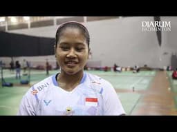 Febi Setianingrum mengaku senang diduetkan dengan seniornya Apriyani Rahayu