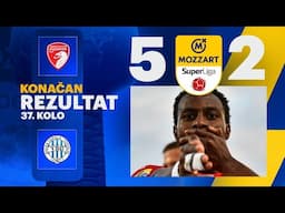 Mozzart Bet Super liga 2024/25 - 37.Kolo: RADNIČKI 1923 – TSC 5:2 (2:0)