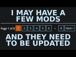 [LIVE] Fixing my Old mods