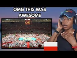 Reaction To  LOUDEST Polish  National  Anthem at a VOLLEYBALL Match ( Hymn Polski)