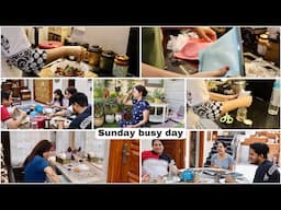 Meal prepration| Sunday brunch| Pranayam routine| Cleaning routine