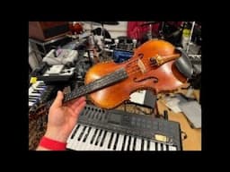 VIOLIN＋keyboard (SNES) ヴァイオリンとスーファミ音で、即興セッション＋雑談。一年振り生配信！今年は年18回海外Liveの告知。