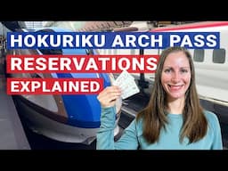 Hokuriku Arch Pass: How to Reserve Seats Online or at Ticket Machine