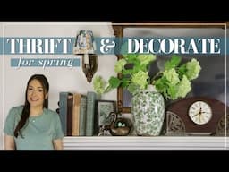 GOODWILL THRIFT WITH ME & SPRING DECORATING! | Spring Decorating Ideas | Thrifting Home Decor