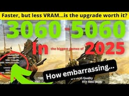 Is the upgrade worth it? RTX 3060 12GB vs RTX 5060: The Ultimate Comparison!!!
