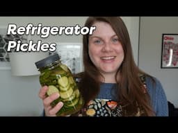Making Delicious Refrigerator Pickles Is Really Easy!