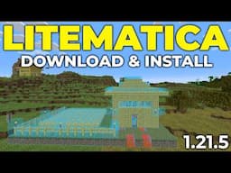 How To Download & Install Litematica (Minecraft 1.21.5)