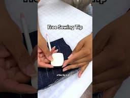 Did you know this sewing tip? | Tailor’s Chalk alternative