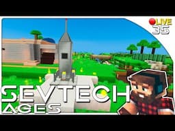 35| SevTech: Ages: ПОИСКИ ПОЛЕЗНЫХ РЕСУРСОВ НА ЗЕМЛЕ И В КОСМОСЕ КОРОЧЕ ГОВОРЯ КОПАЮ РУДЫ