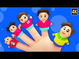 5 Finger Family Song + More Nursery Rhymes for Kids