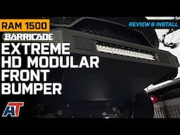2019-2024 RAM 1500 Barricade Skid Plate for Barricade HD Modular Front Bumper Review & Install
