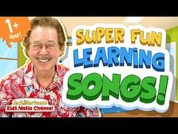 Super Fun Learning Songs! | Over An Hour of FUN Educational Songs for Kids! | Jack Hartmann
