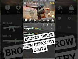 NEW INFANTRY for BROKEN ARROW #brokenarrow #gaming #rts
