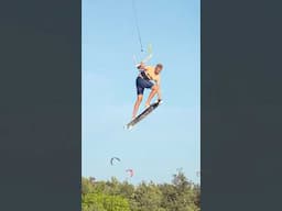 Toeside backroll kite loop / kiteboarding