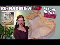 Can I make this Lamp Shade I found in the GARBAGE into something nice?