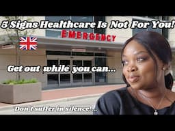 5 Signs You Should Leave Healthcare NOW | Burnout & Career Change Advice UK | Healthcare| Tola Lusi