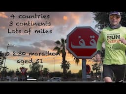 Sub 2:30 marathon aged 51 // Training week 5 // 4 countries, 3 continents, lots of miles