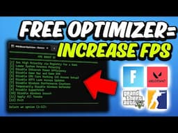 I Boosted My FPS with This FREE Windows OPTIMIZER