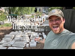 A Slow Garden Day…Until We Hauled 1,000lbs of Stone || Visit Our Garden