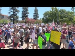 Hundreds turn out for No Kings protest in Bakersfield
