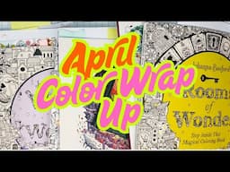 April 2025 Coloring Wrap UP | Johanna Basford | Melpomeni Chatzipanagiotou | Maria Trolle