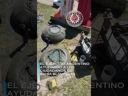 El Ejército Argentino en Apoyo a Bahía Blanca