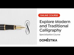 Calligraphy Specialization: From Modern to Traditional Scripts | Domestika English