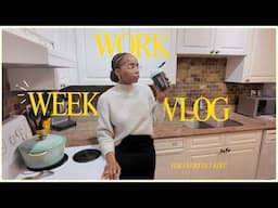 Realistic 9-5 Work Week Vlog in Calgary | Fitness Routine, Mental Health Chats, & Low-Spend Week