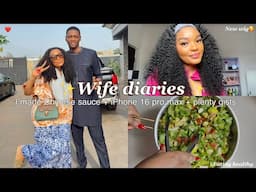 Wife diaries: I made Chinese sauce for my Igbo husband + I got a new phone + eating healthy + gists✨