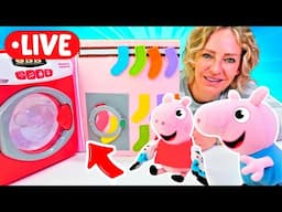 🔴 LIVE Peppa Wutz und Freunde – Spielspaß mit Nicole! Spielzeug Videos für Kinder