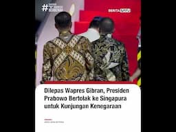 Dilepas Wapres Gibran, Presiden Prabowo Bertolak ke Singapura #beritasatu