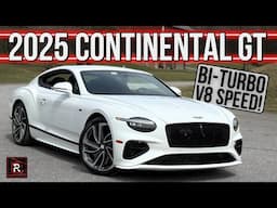 The 2025 Bentley Continental GT Speed Is A Formidable Bi-Turbo V8 Hybrid Rocket For The Road