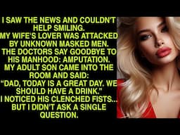 I Saw The News And Couldn't Help Smiling.My Wife's Lover Was Attacked By Unknown Masked Men.