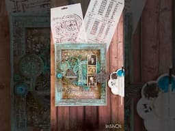 Vintage Vibes & Bold Color With Finnabair Mixed Media Products | Grunge Meets Color #mixedmediaart
