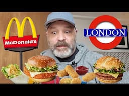 MCDONALDS LONDON TASTE TEST!