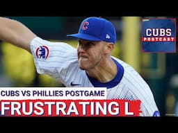 CUBS POSTCAST: The Chicago Cubs suffer a FRUSTRATING loss after Jameson Taillon pitched a gem