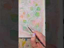 Relaxing Eucalyptus Inspired Leaves #easywatercolor #sketchbookideas