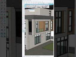 ✅Create window in clicks #youtubeshorts #new #sketchup #viralvideo