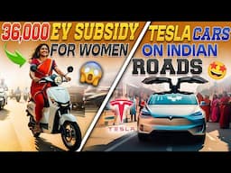 DELHI EV POLICY 2.0 - ₹36,000 Subsidy For Women | Tesla Cars in India | Electric Vehicles India